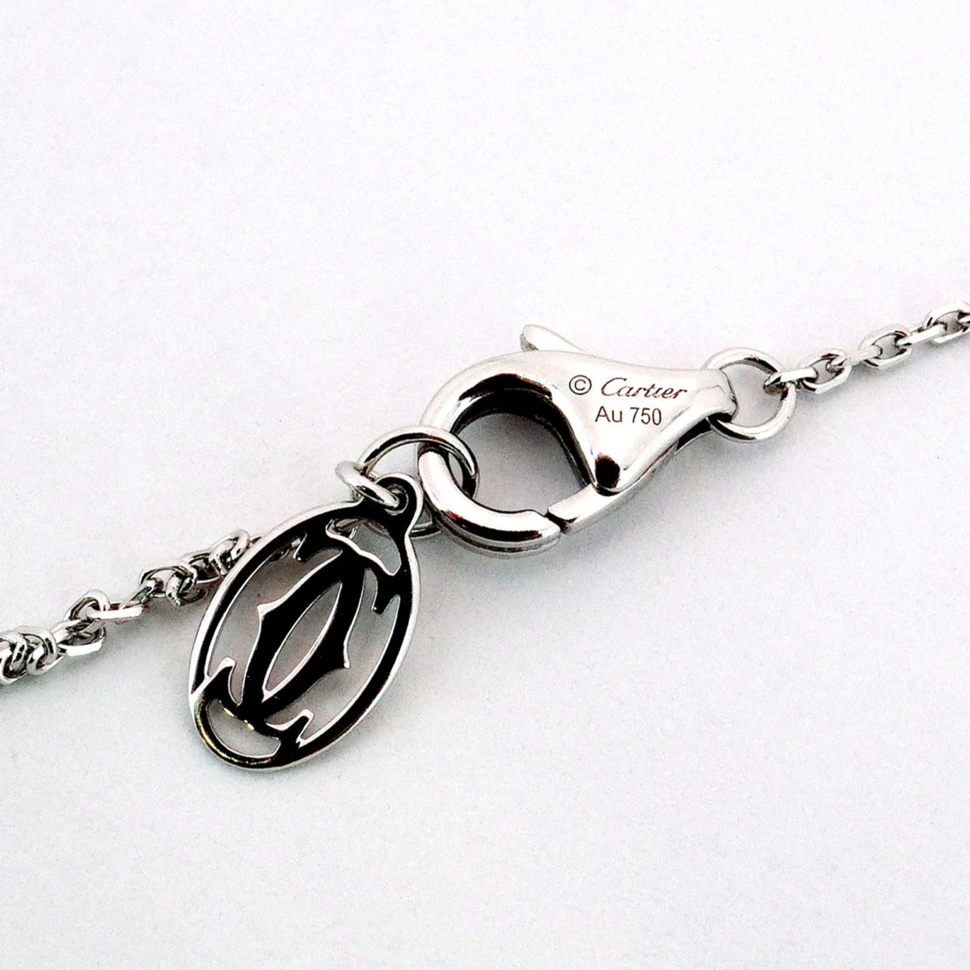 Pendant Necklace 18K White Gold with Diamond