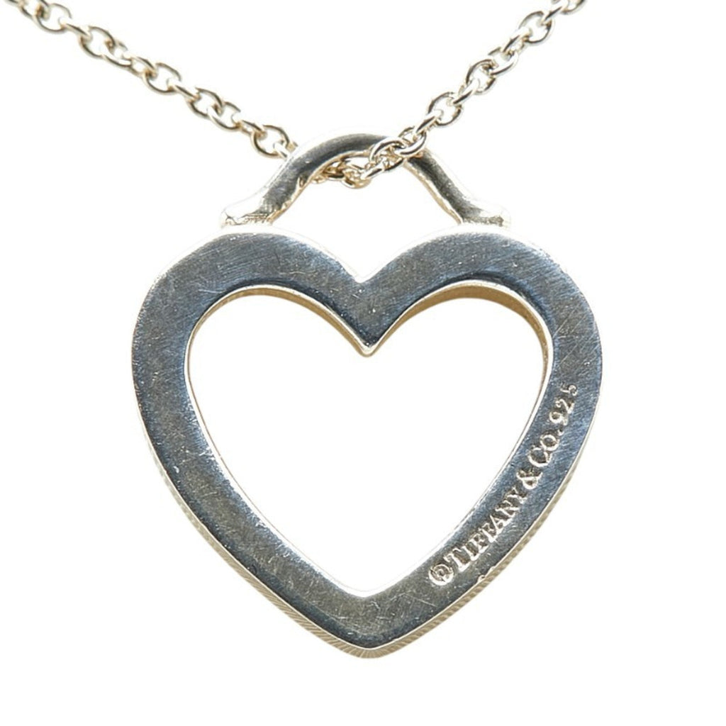 Sentimental Heart Pendant Necklace Sterling Silver