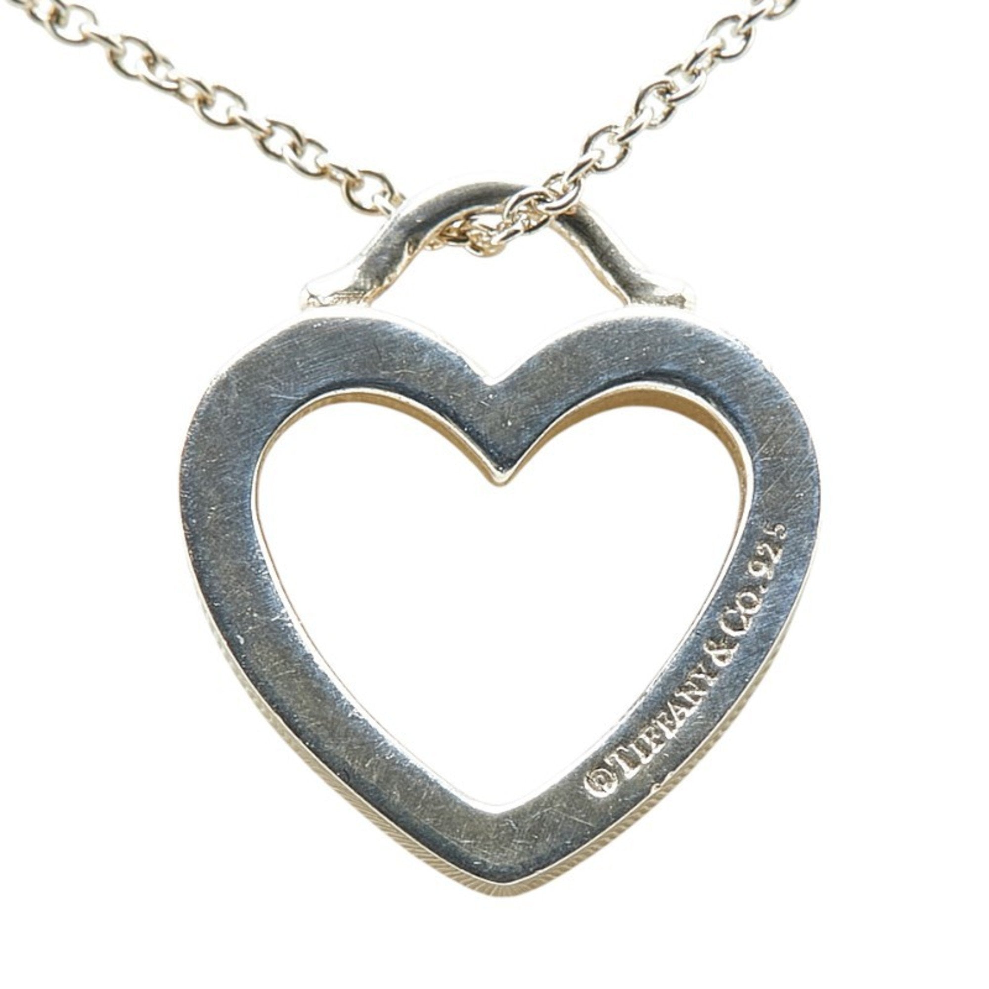 Sentimental Heart Pendant Necklace Sterling Silver