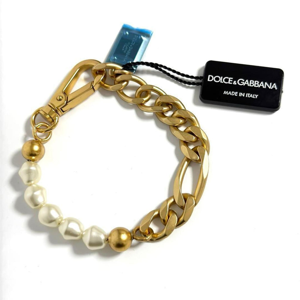 Charm Bracelet Artificial Pearl and Metal