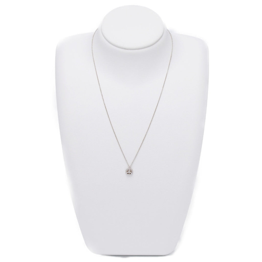 Pendant Necklace White Gold with Diamond
