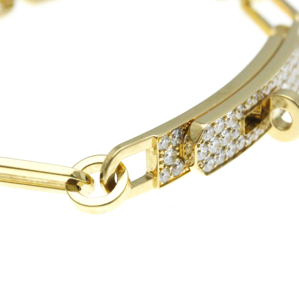 Kelly Bracelet 18K Yellow Gold Mini with Diamond