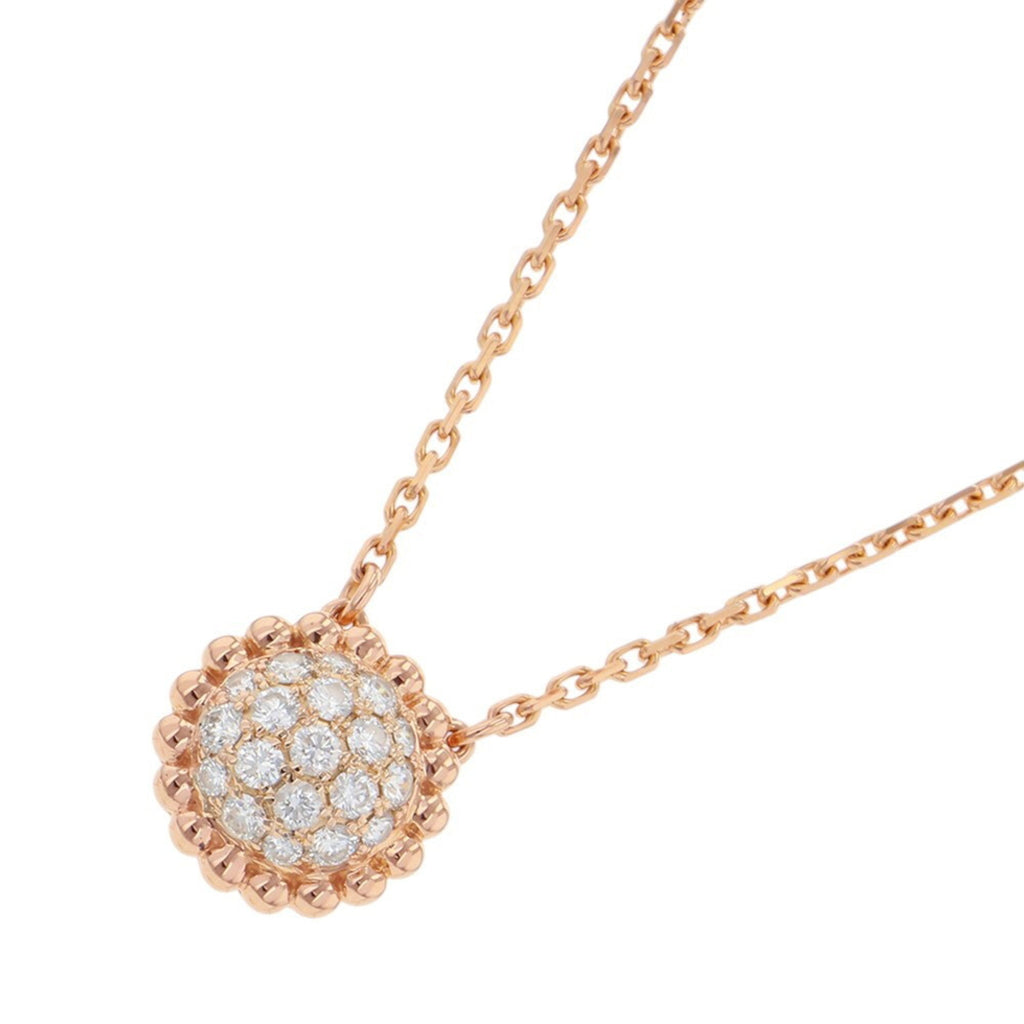 Perlée Pendant Necklace 18K Rose Gold with Diamond