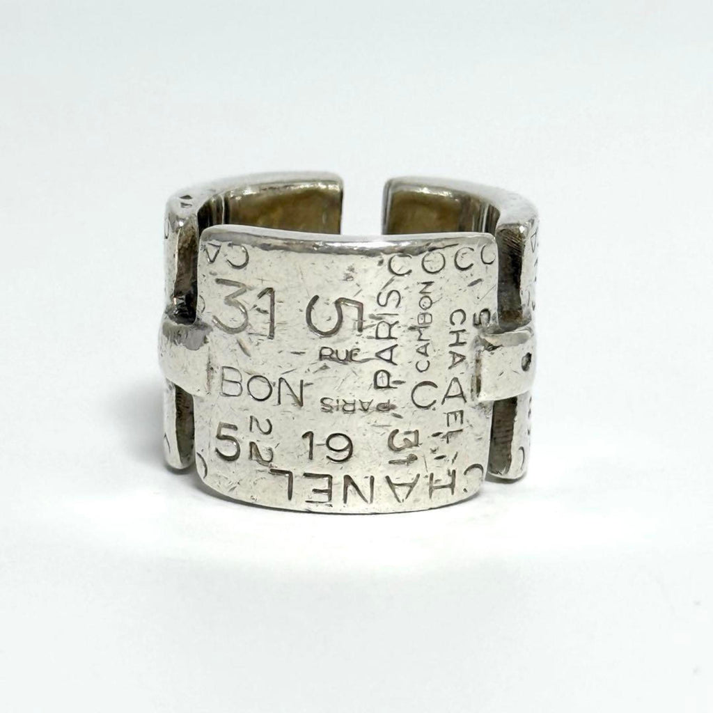 Vintage Bi-C Line Ring Sterling Silver