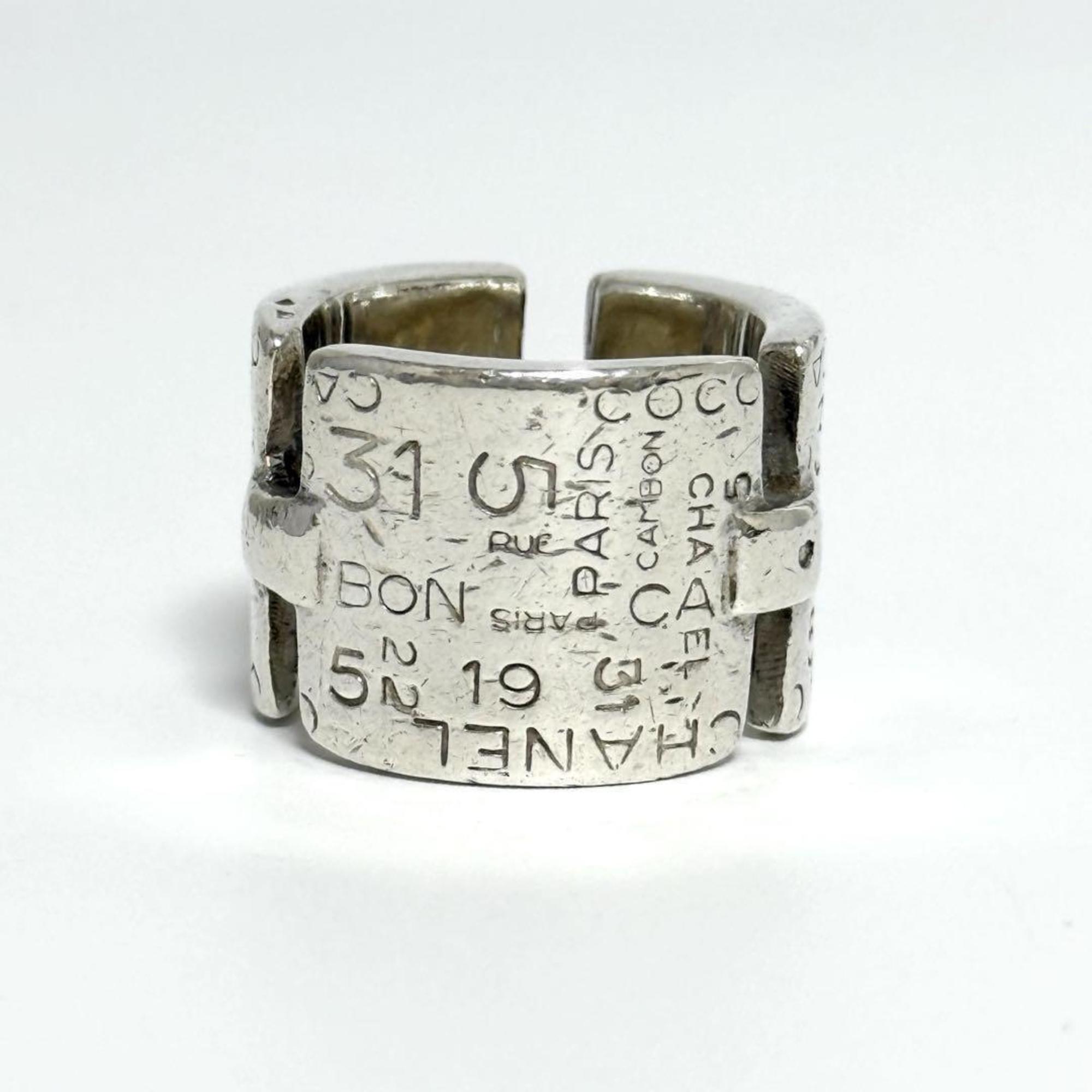 Vintage Bi-C Line Ring Sterling Silver