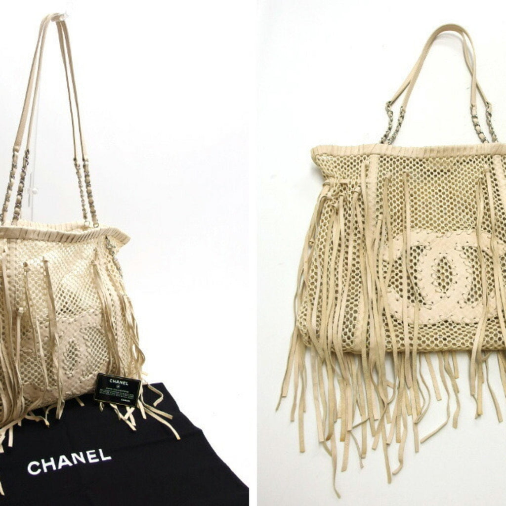 Crochet CC Drawstring Tote Fabric Large