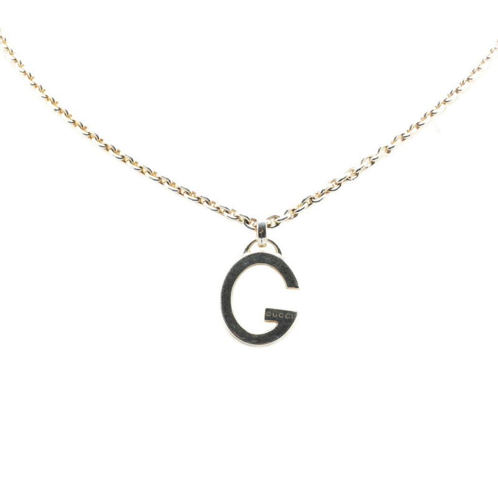 G Chain Pendant Necklace Sterling Silver