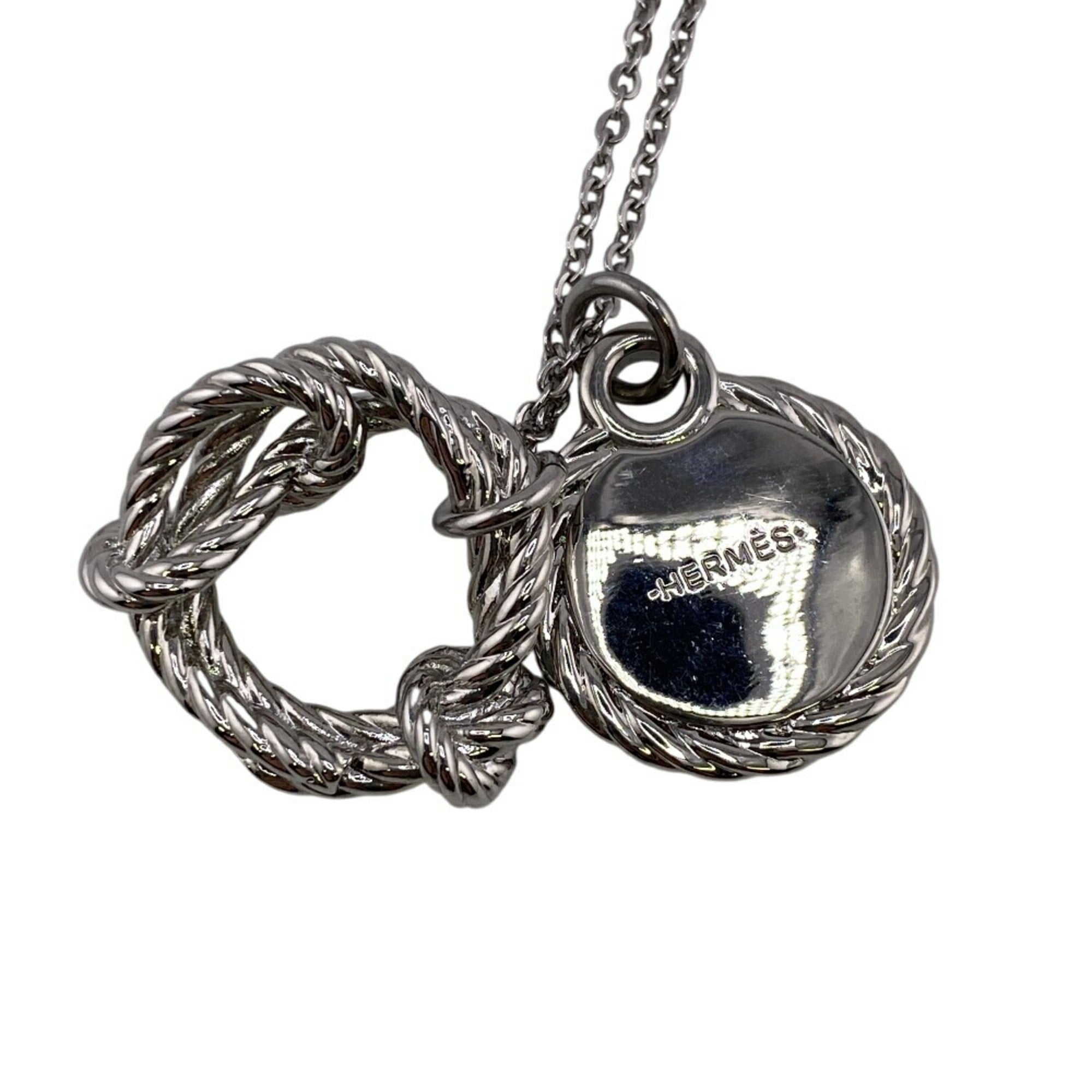 Pendant Necklace Metal Silver