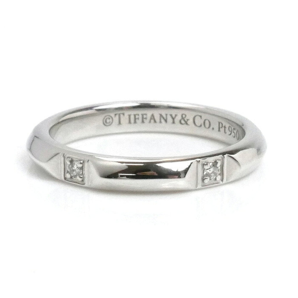 Band Ring Platinum with Diamond