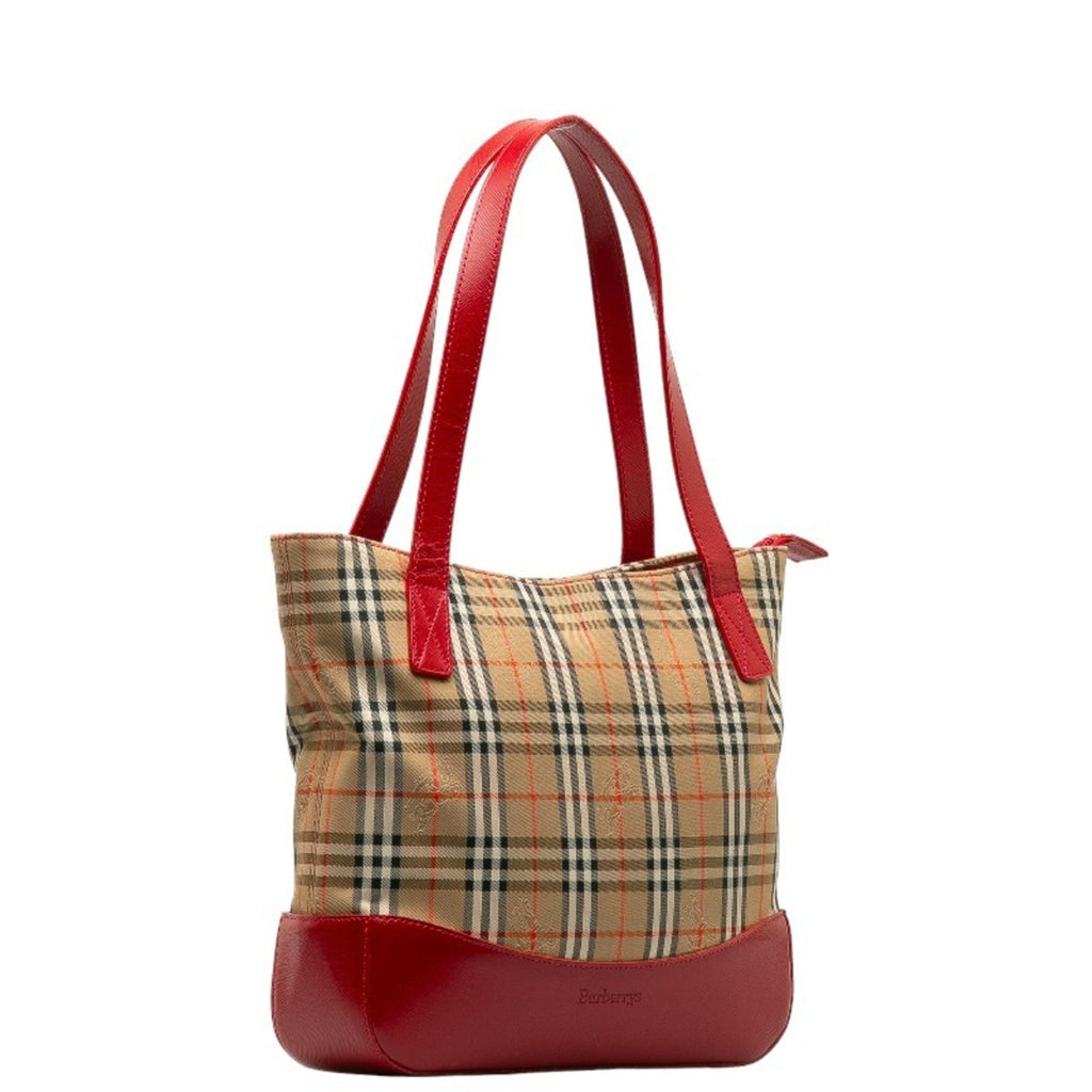 Canterbury Panels Tote Haymarket Coated Canvas and Leather Small