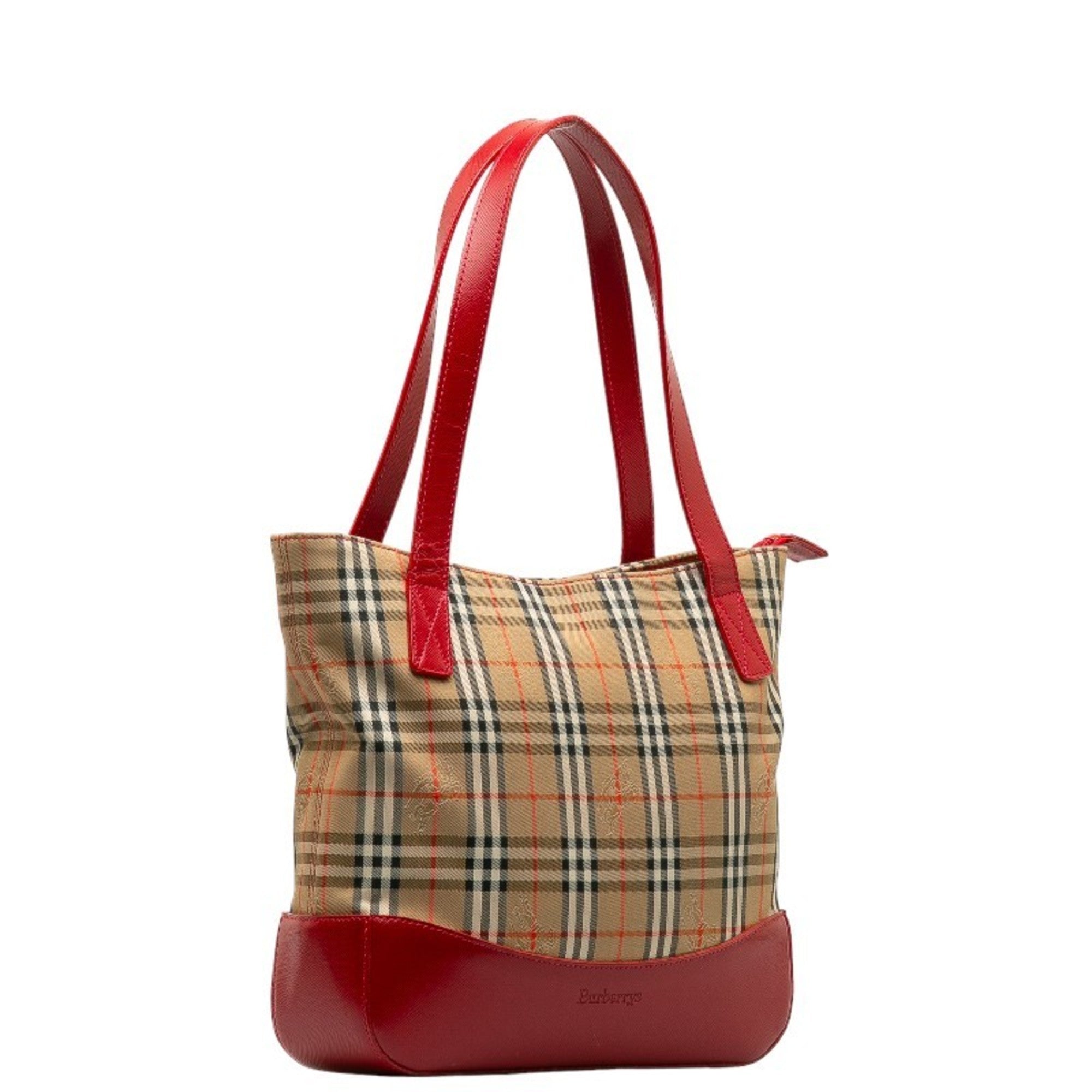 Canterbury Panels Tote Haymarket Coated Canvas and Leather Small