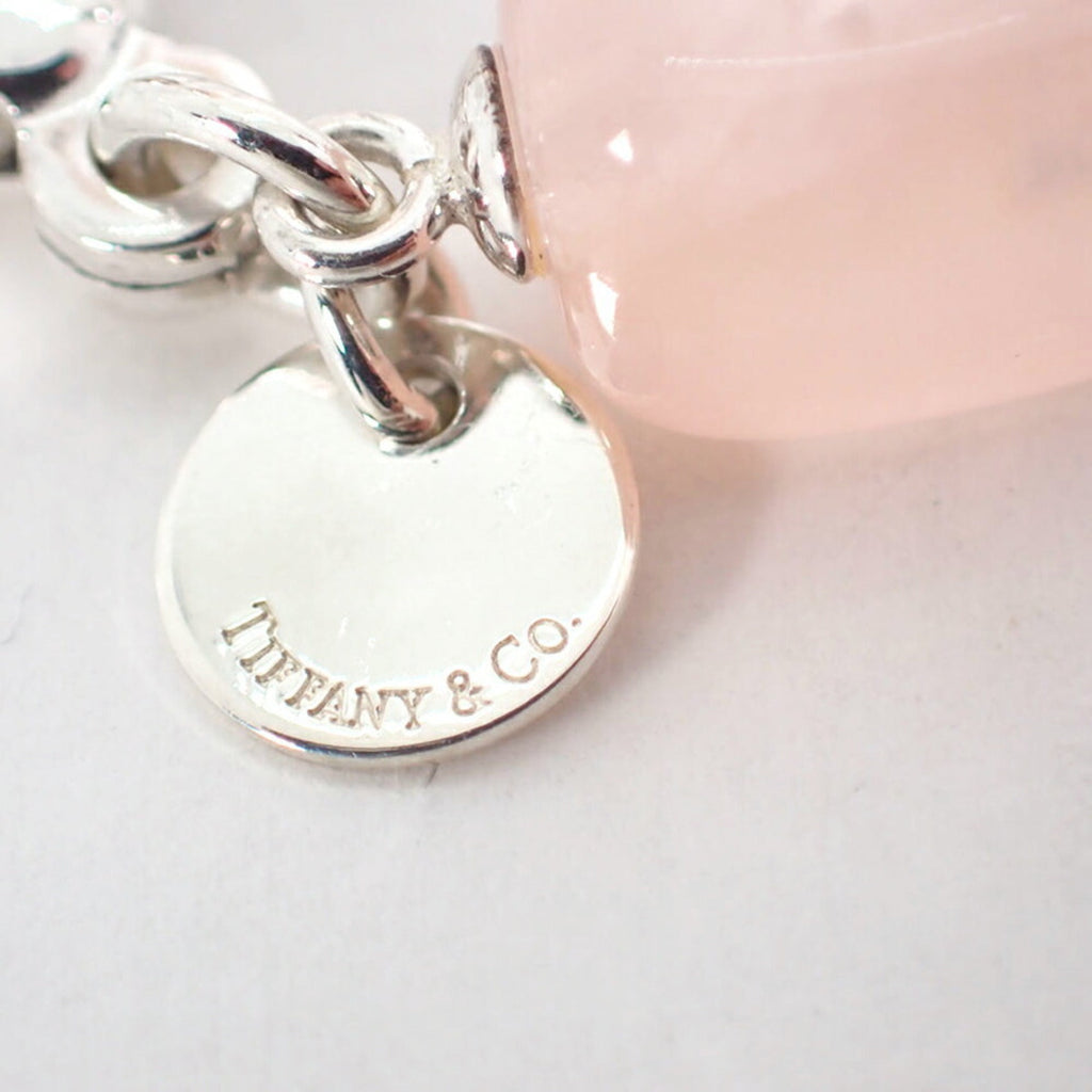 Rose Quartz Bracelet Quartz Watch Silver 925