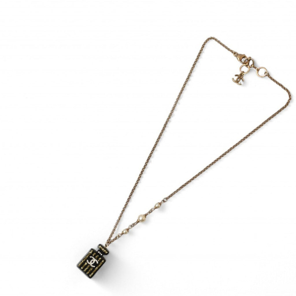 CC Logo Pendant Necklace Metal