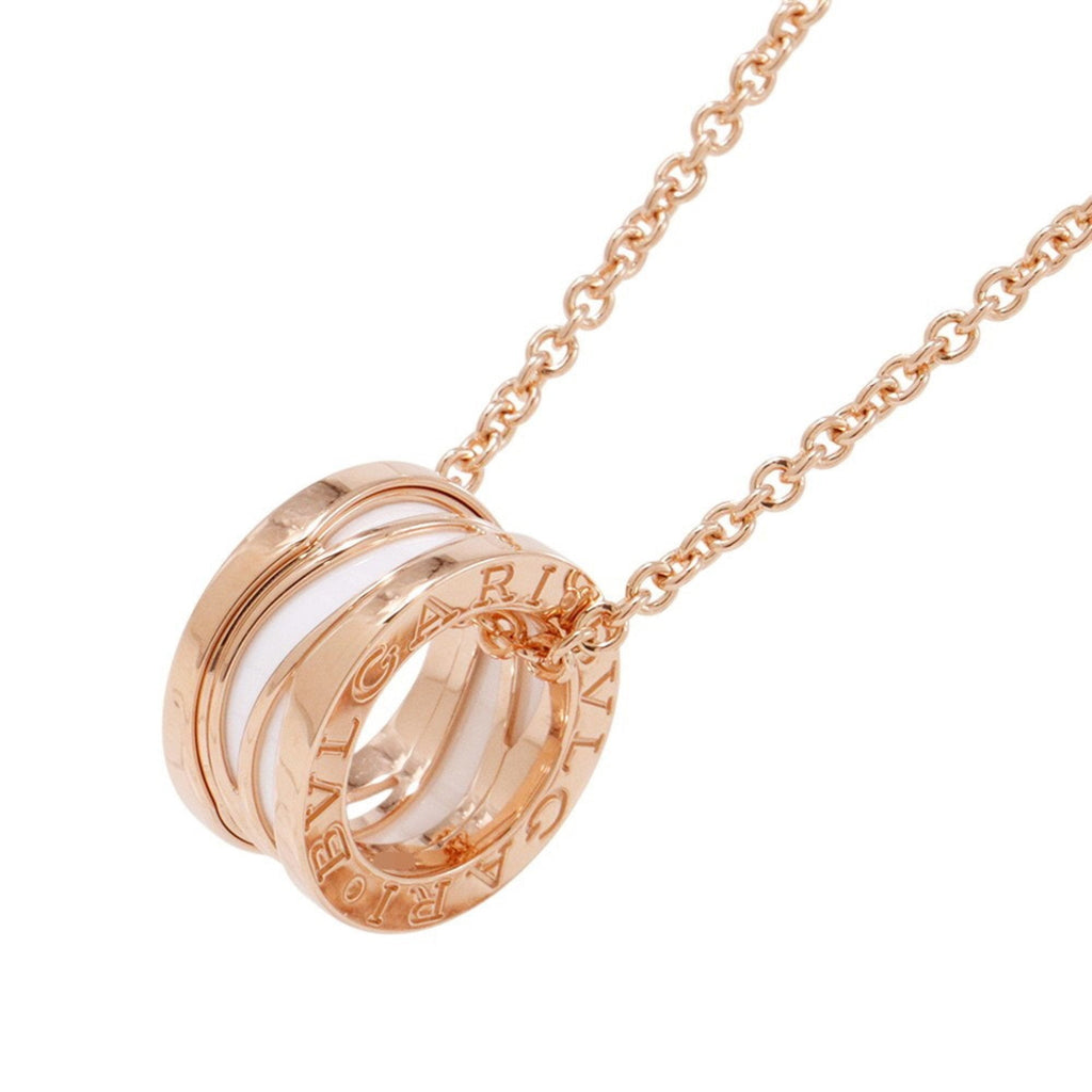 B.Zero1 Pendant Necklace 18K Rose Gold and Ceramic