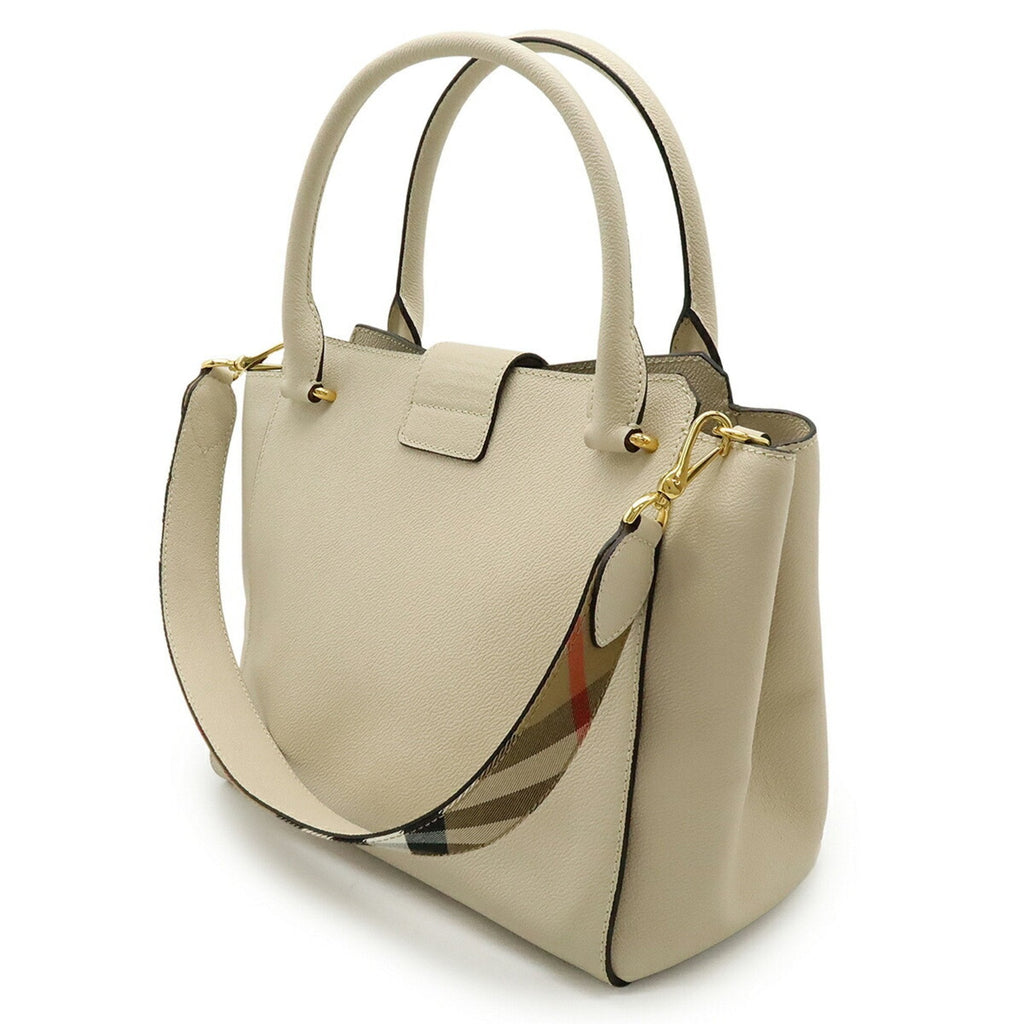 Buckle Tote Leather Medium