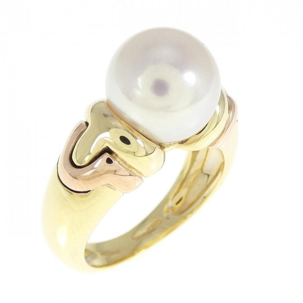 Band Ring 18K Yellow Gold with Akoya Pearl 9.2mm