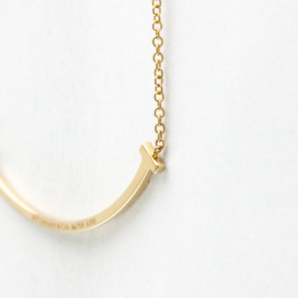 Pendant Necklace 18K Rose Gold Small with Diamond