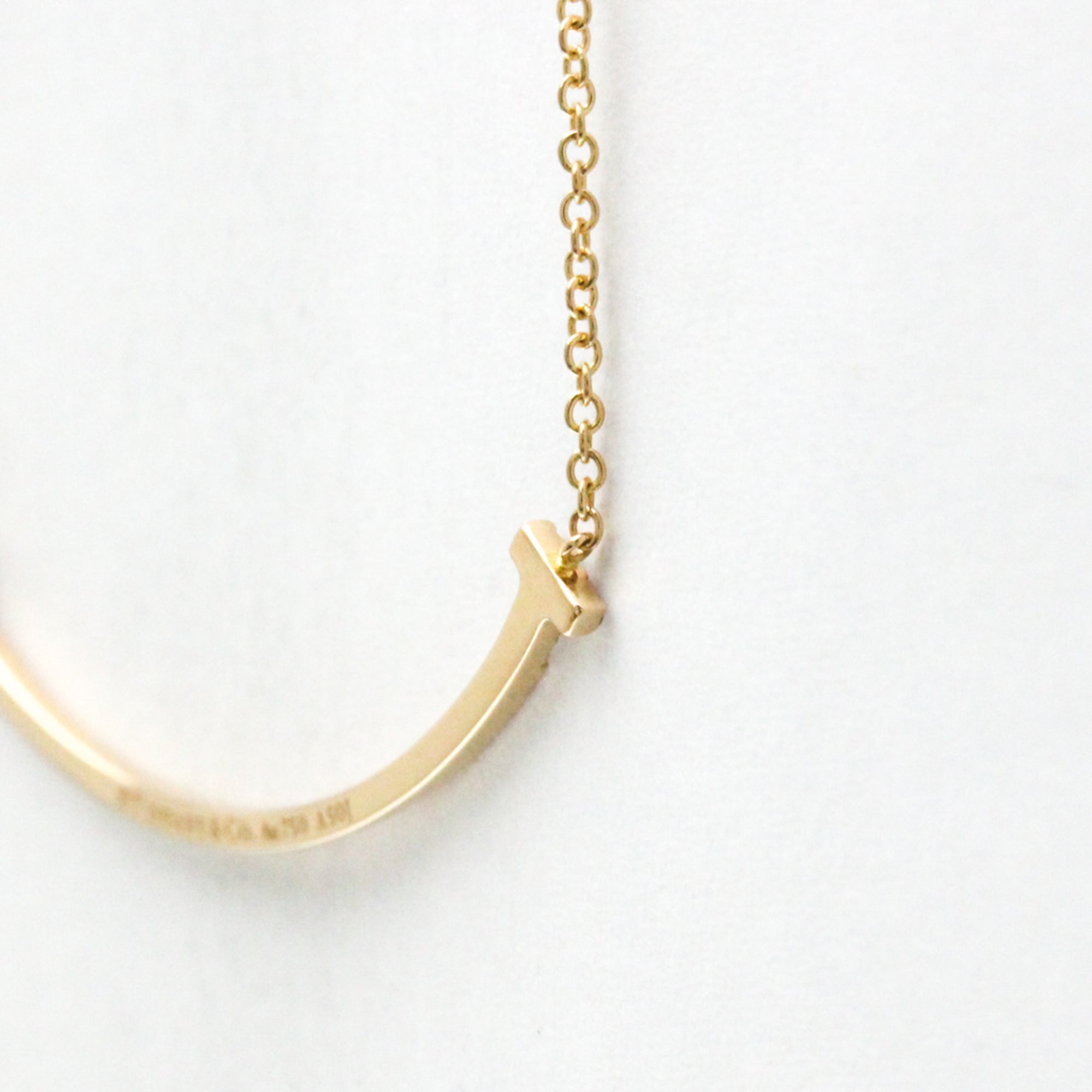 Pendant Necklace 18K Rose Gold Small with Diamond