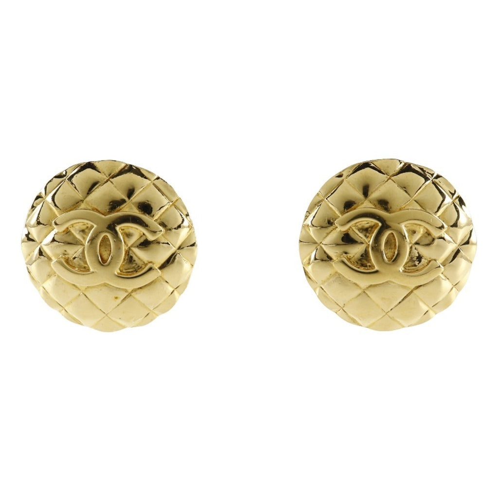 CC Logo Clip-On Earrings Metal