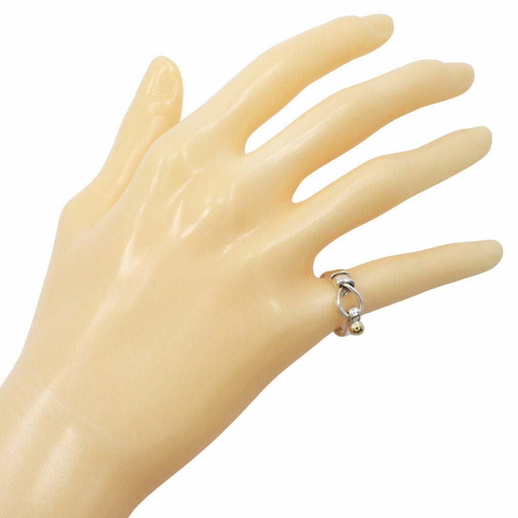 Love Knot Ring 18K Yellow Gold and Sterling Silver
