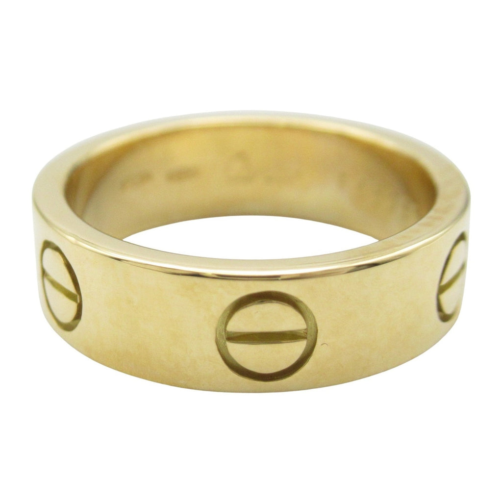 Love Band Ring 18K Yellow Gold