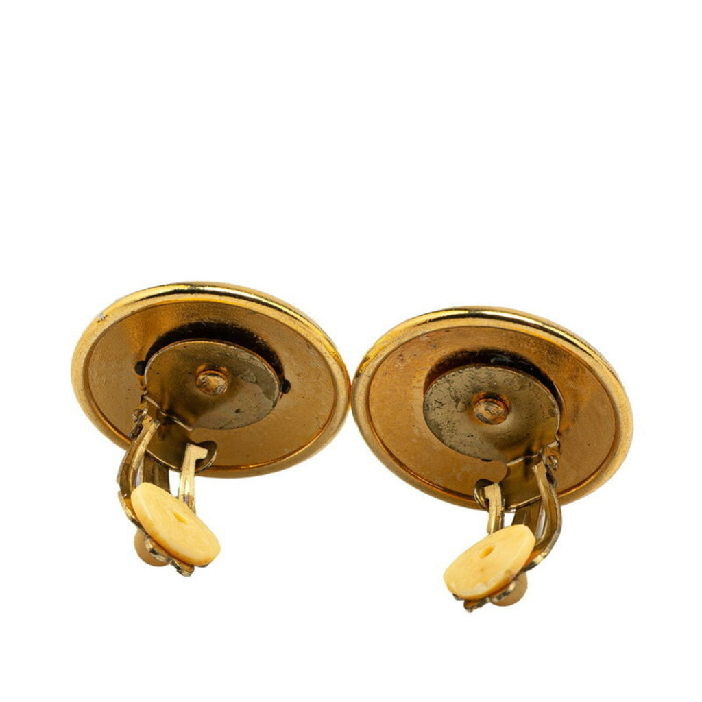 Clip-On Earrings Clip-On Gold-Tone Metal