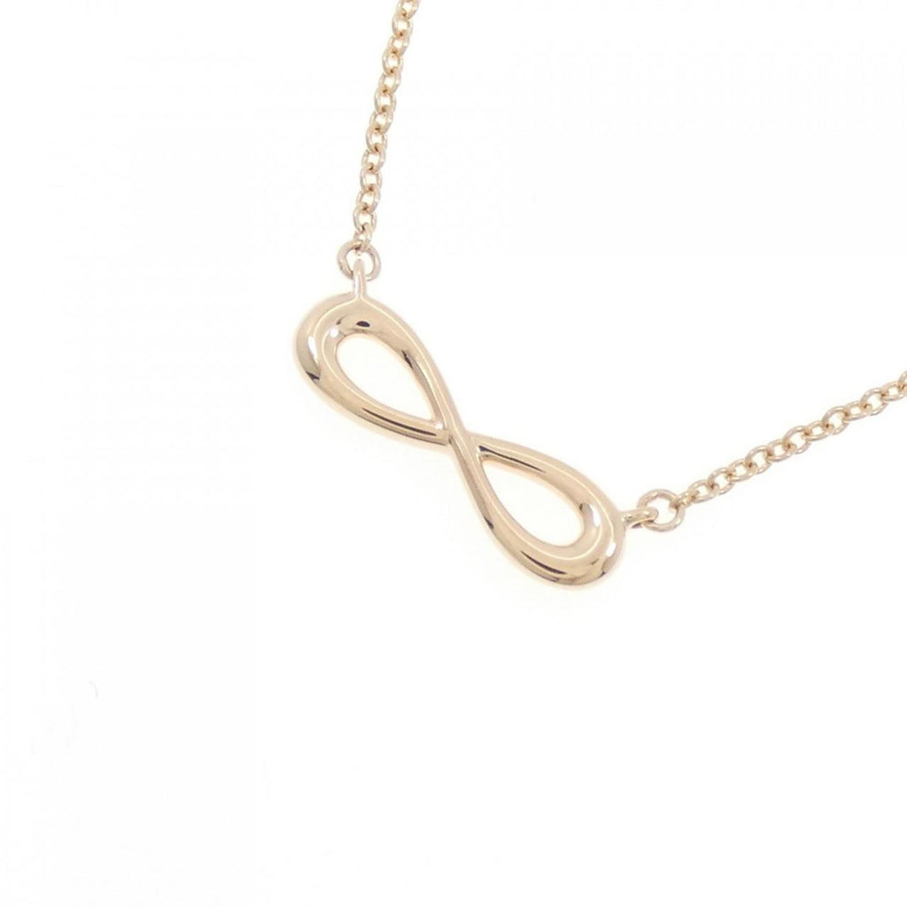 Infinity Pendant Necklace 18K Rose Gold Mini