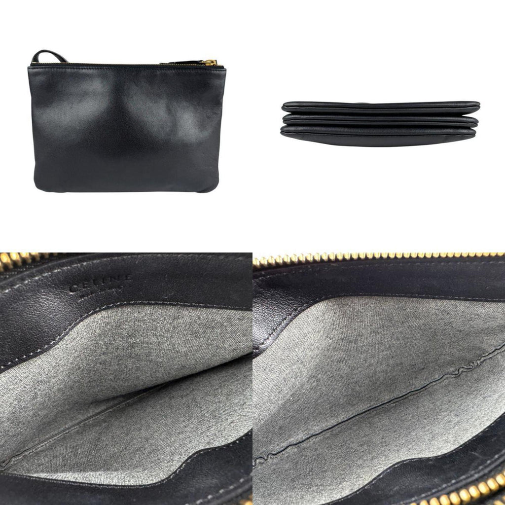 Trio Crossbody Bag Leather Small