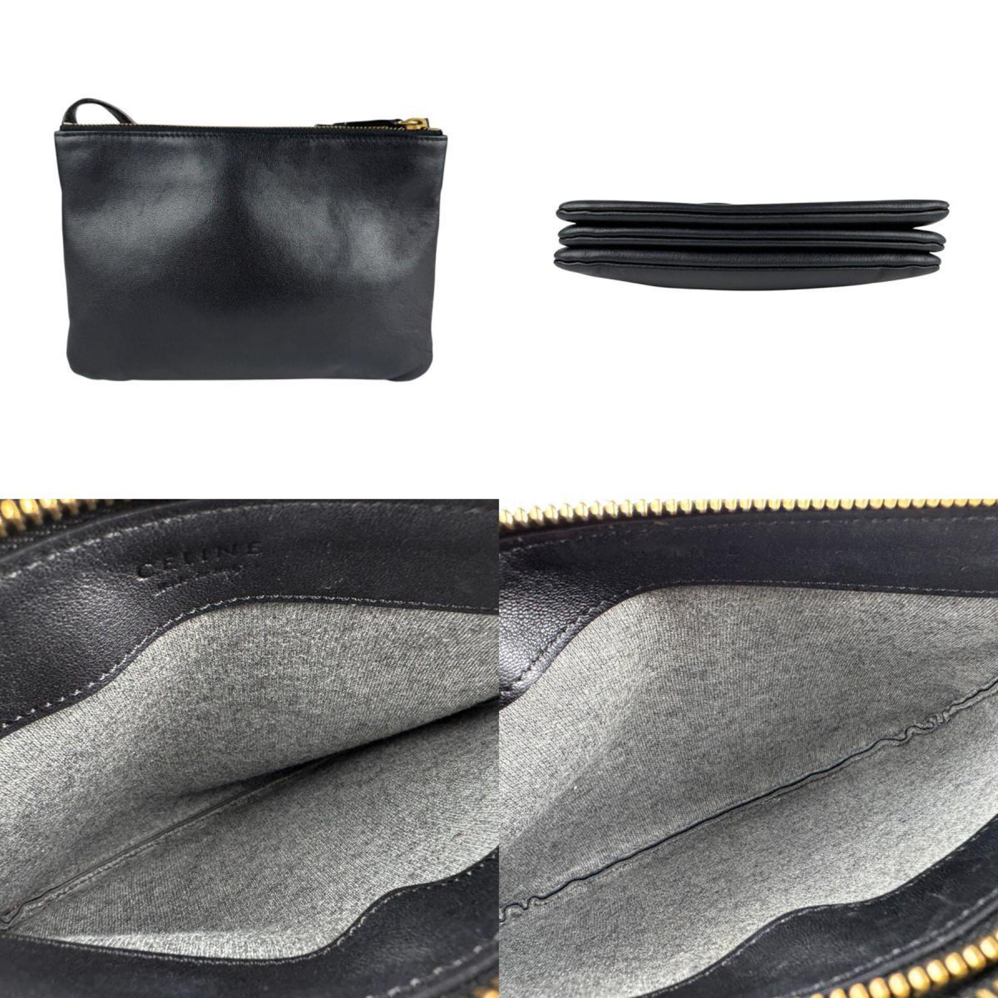 Trio Crossbody Bag Leather Small