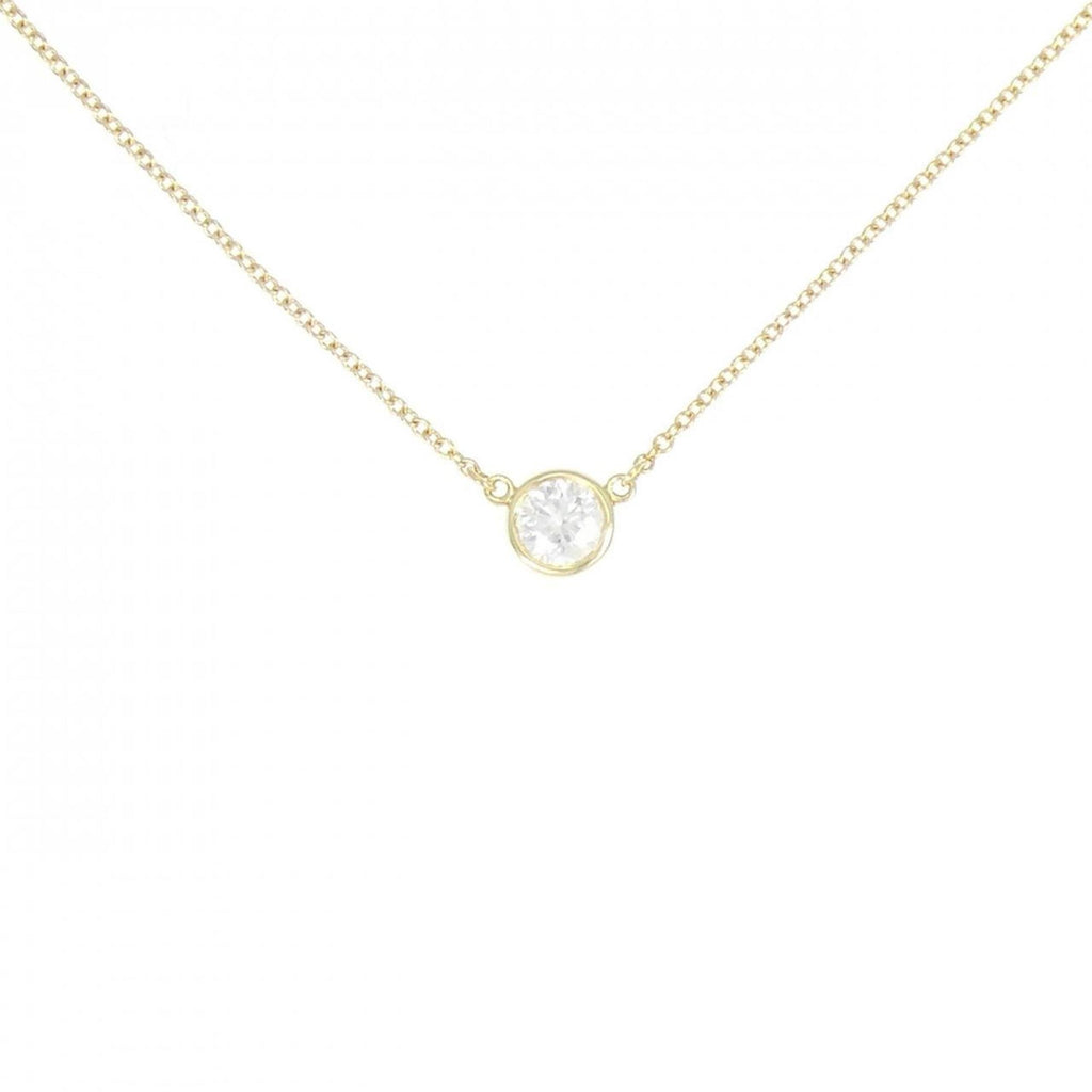 Elsa Peretti Diamonds By The Yard Pendant Necklace 18K Yellow Gold