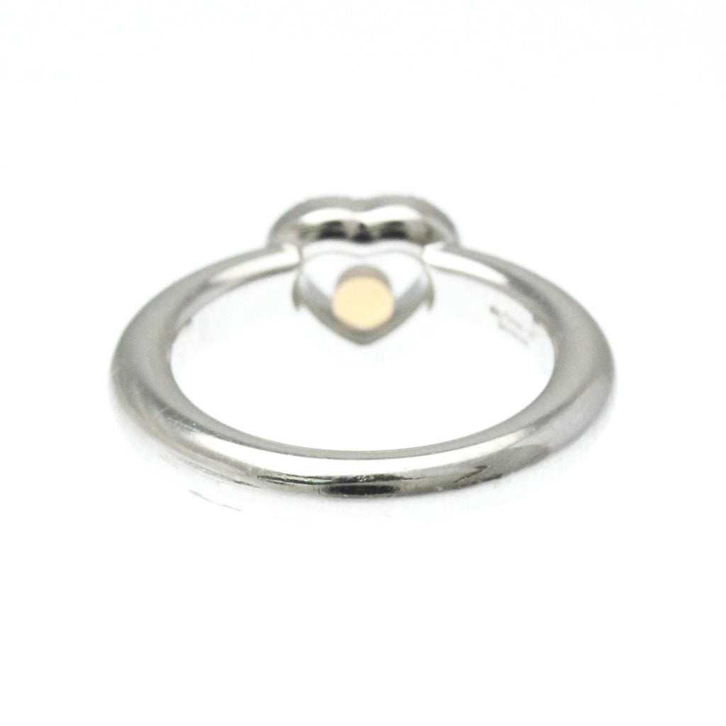 Band Ring 18K White Gold with Diamond