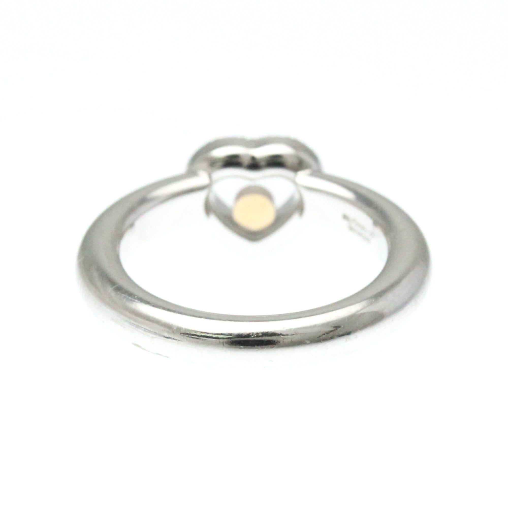 Band Ring 18K White Gold with Diamond