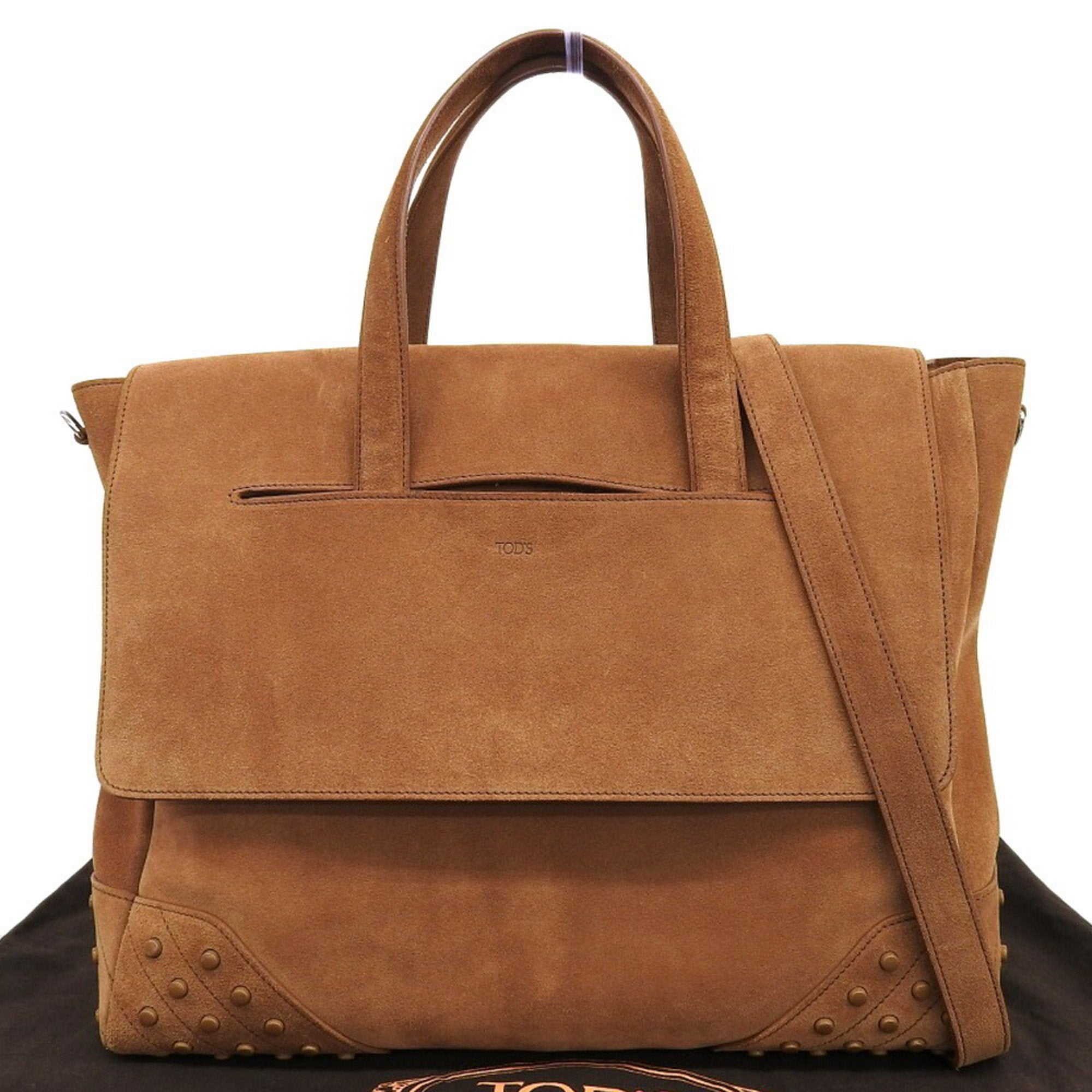 Envelope Convertible Tote Suede Medium