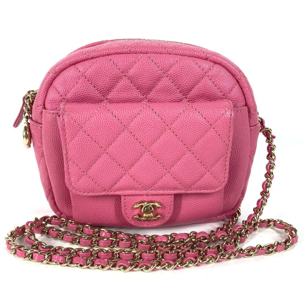 CC Day Camera Case Quilted Caviar Small