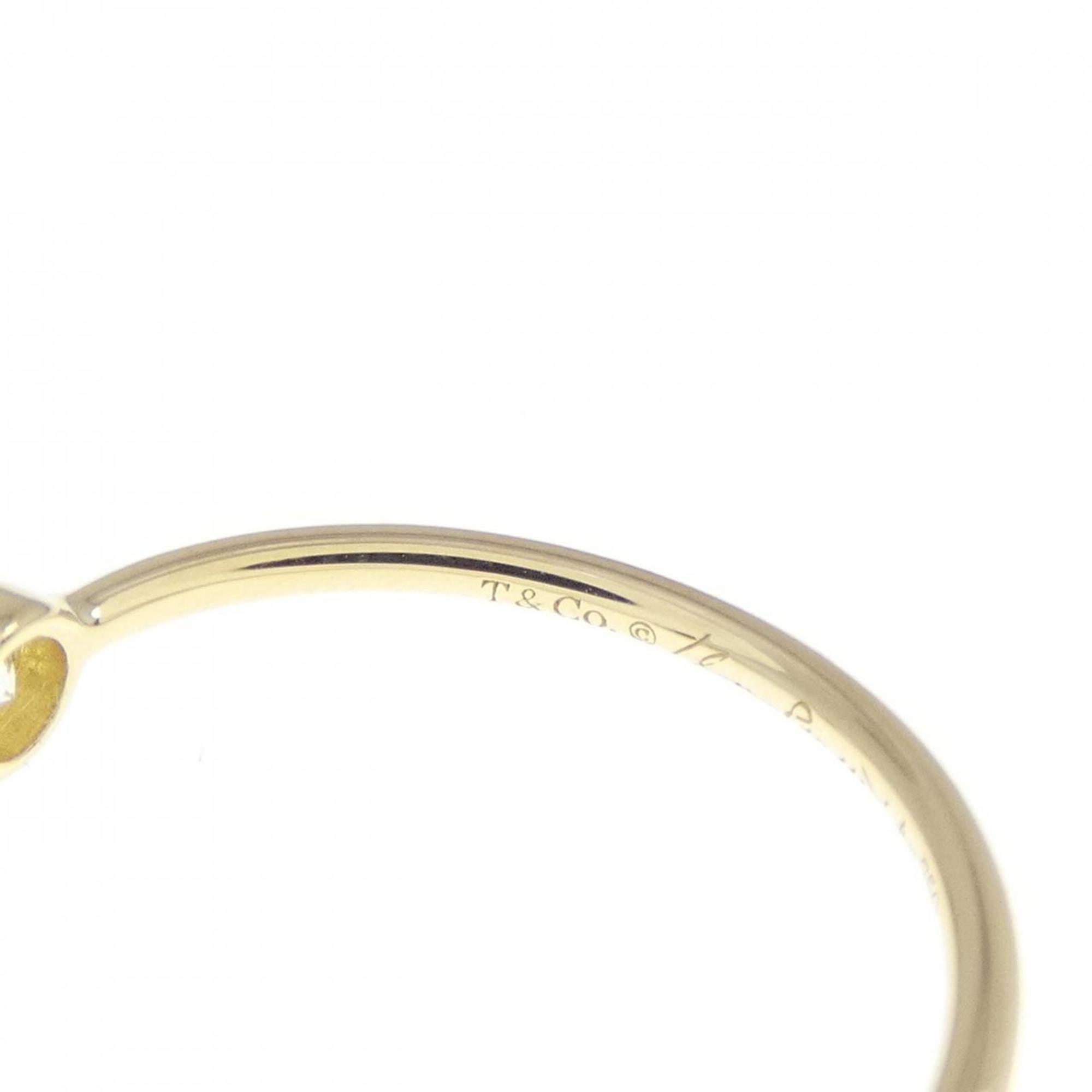 Wave Ring 18K Yellow Gold with Diamond