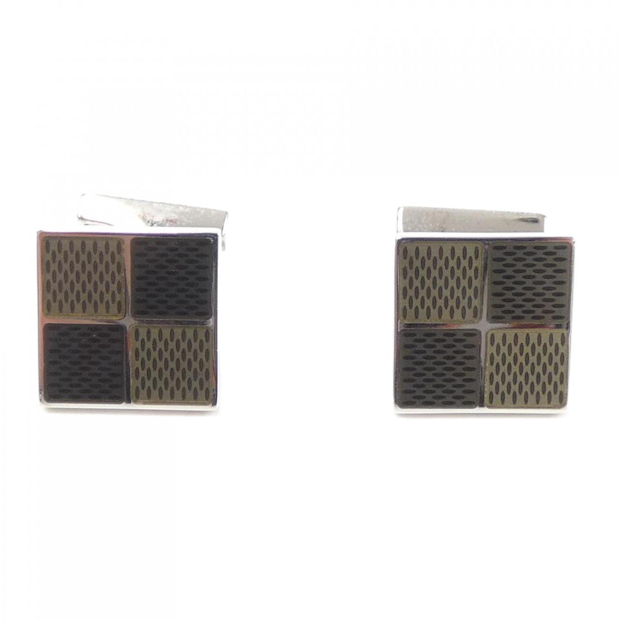 Cufflinks Black and Silver Bracelet