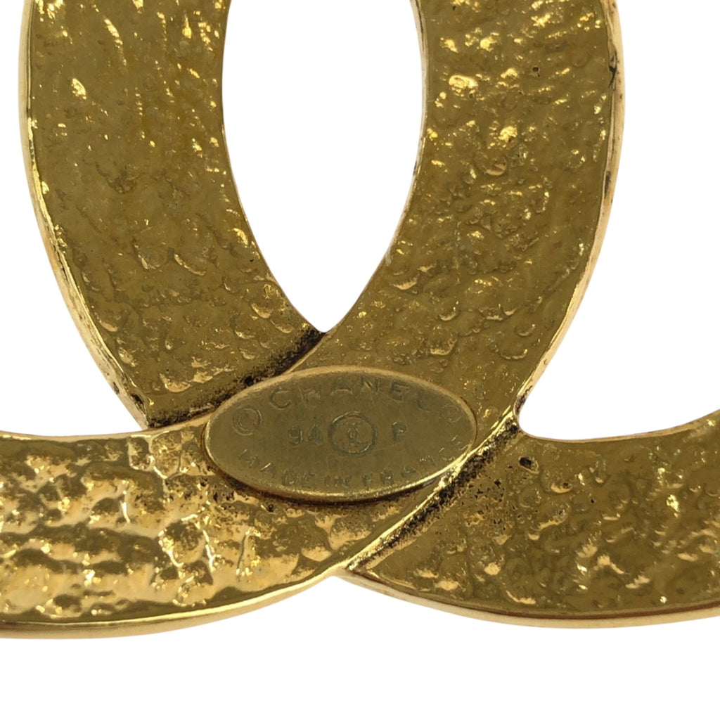 CC Logo Brooch Metal