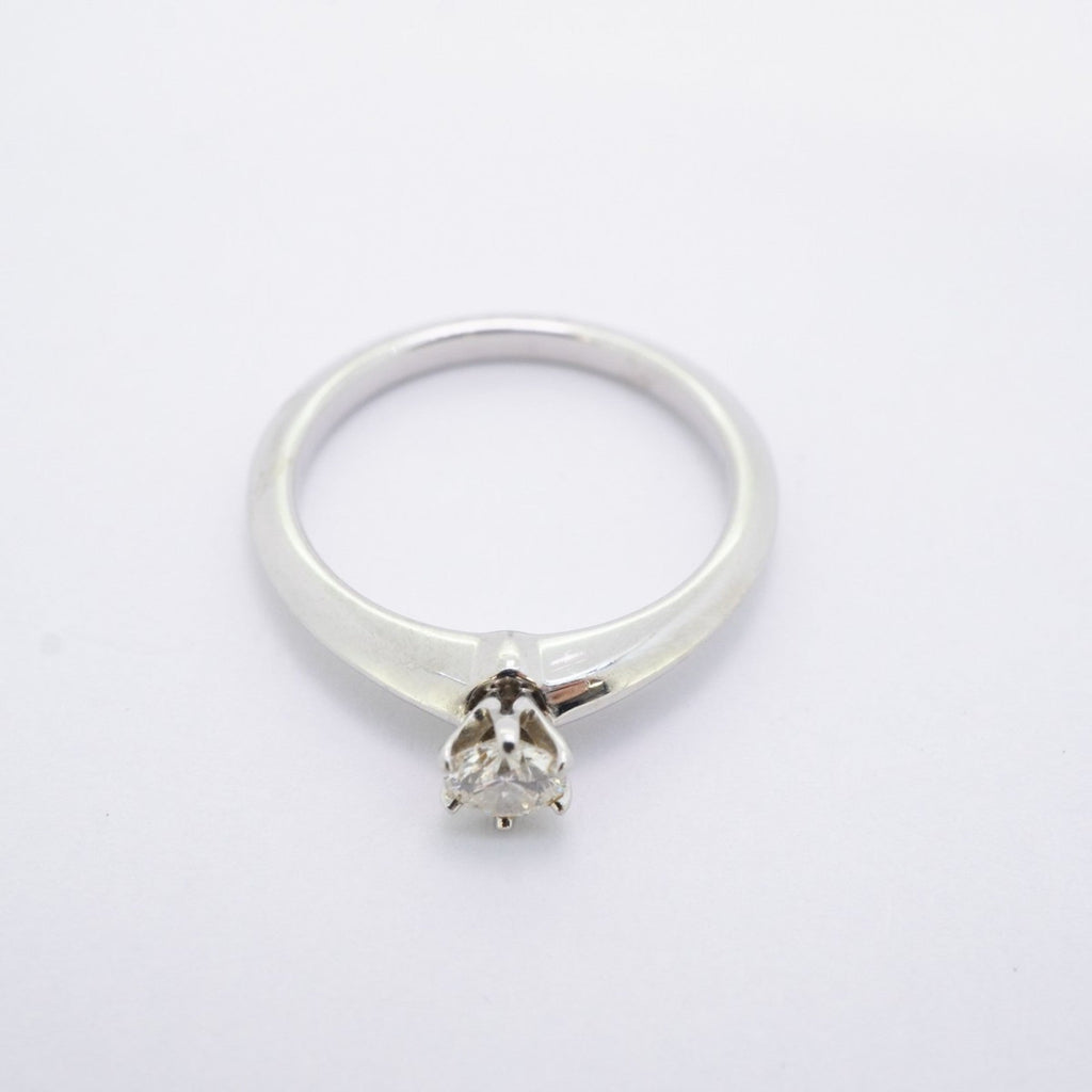 Solitaire Ring Platinum with Diamond