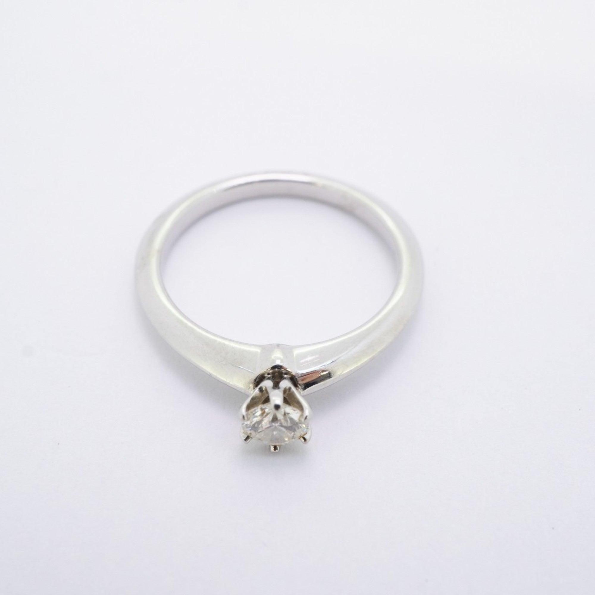 Solitaire Ring Platinum with Diamond
