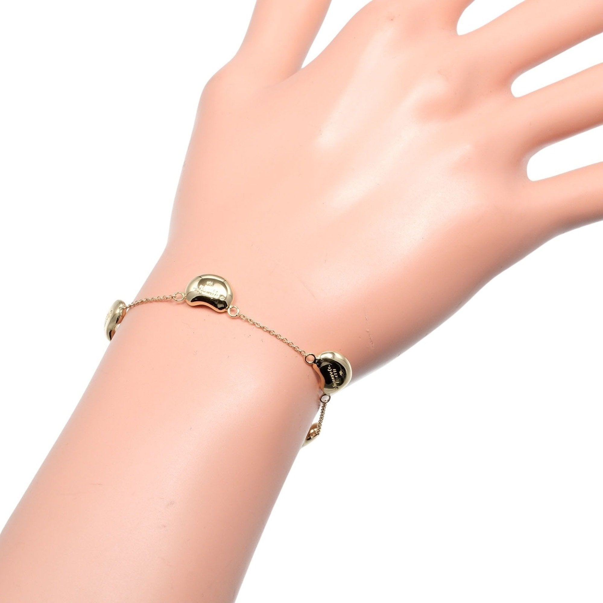 Bean Bracelet 18K Yellow Gold