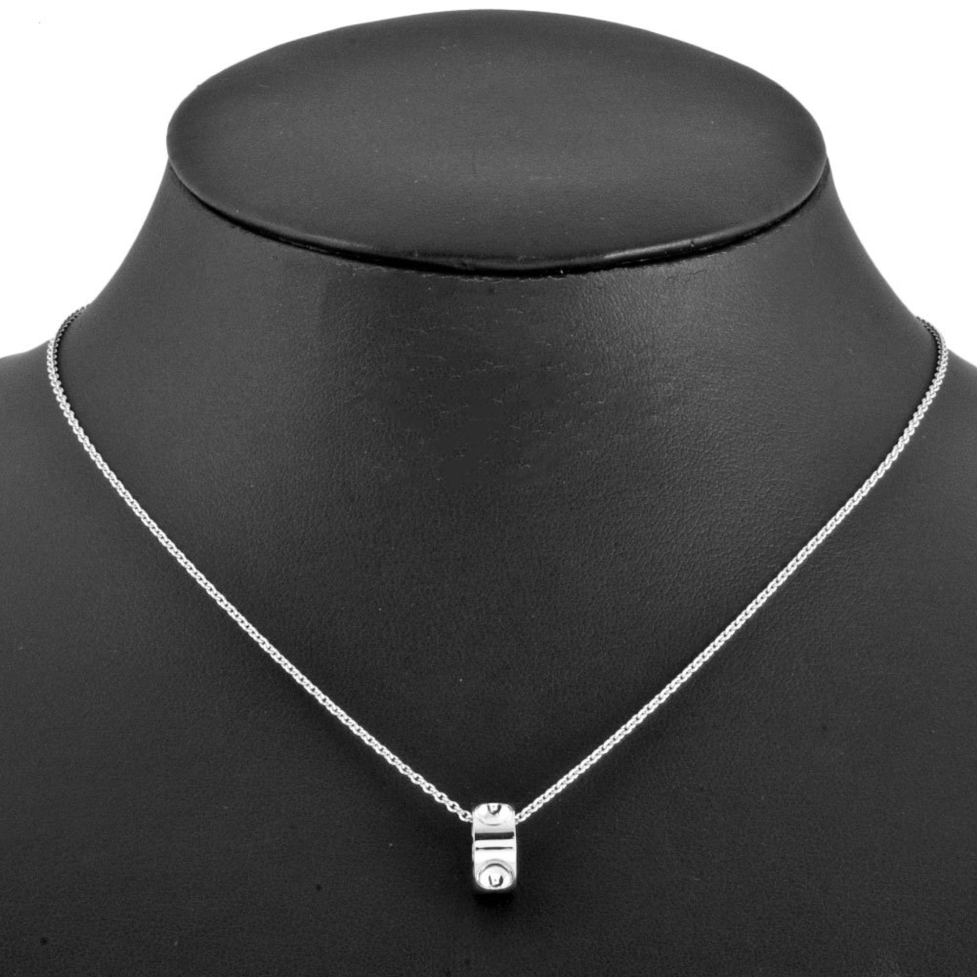 Pendant Necklace 18K White Gold