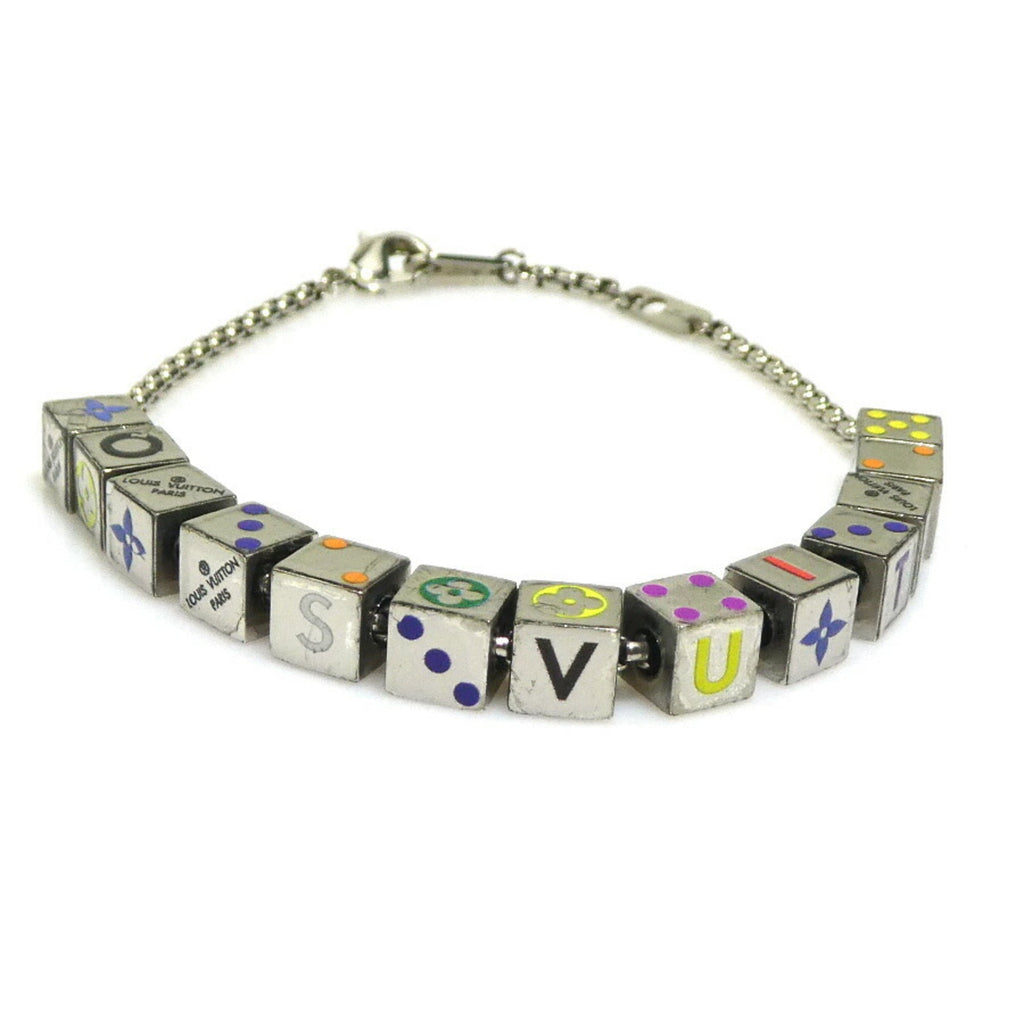 Bracelet Metal Silver and Multicolor