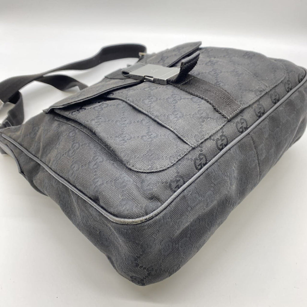 Web Strap Diaper Bag GG Canvas