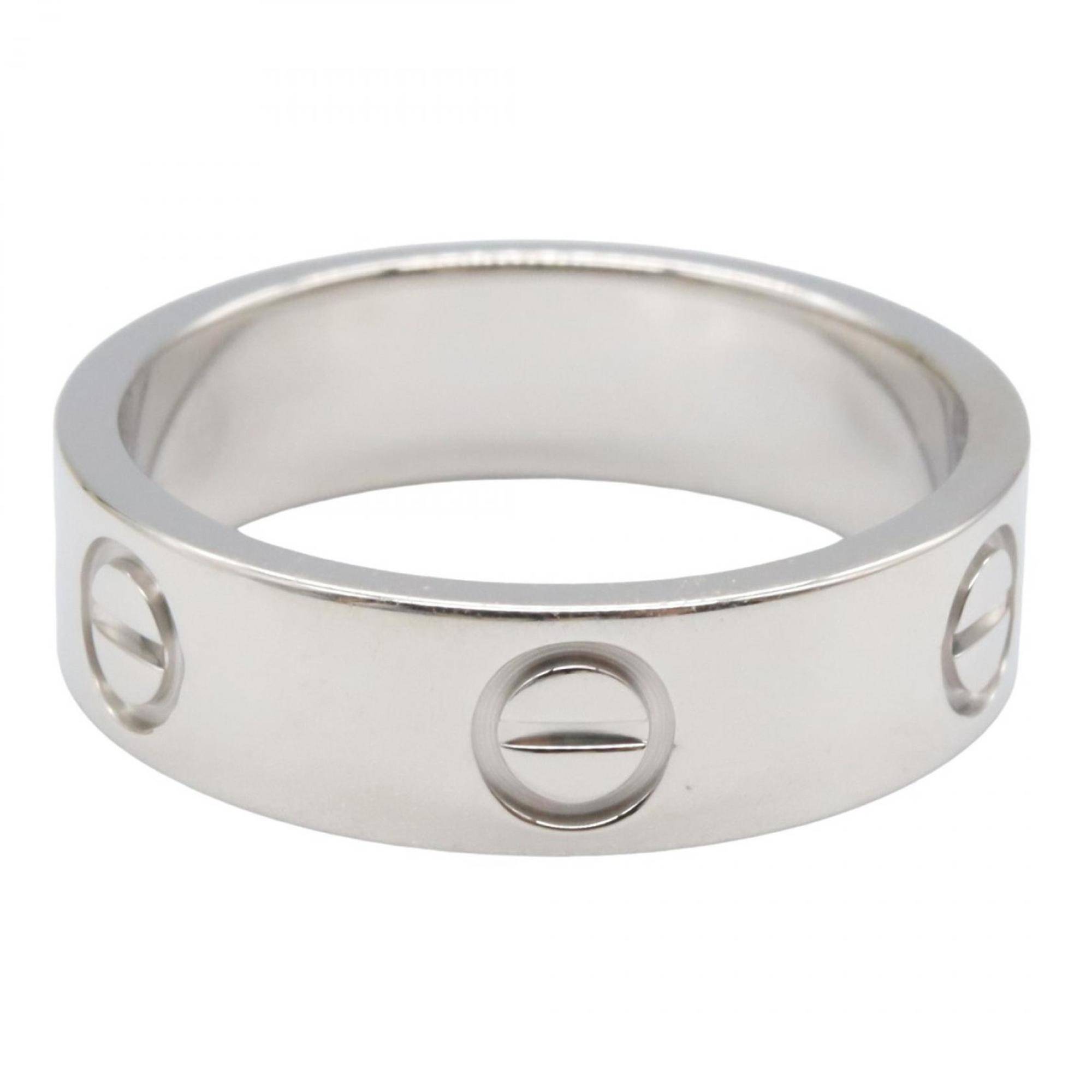 Love Ring 18K White Gold and Sterling Silver