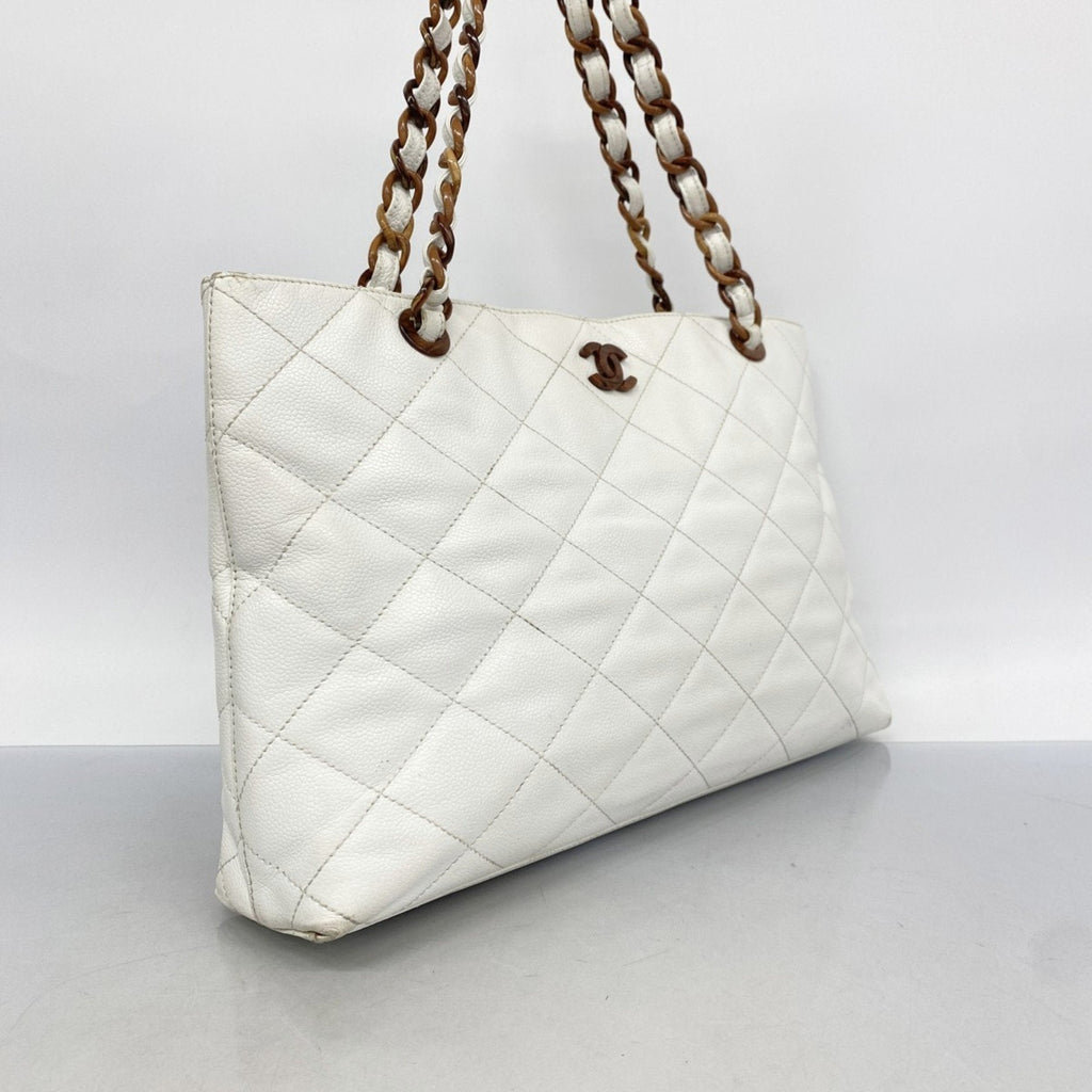 19 Shopping Bag Quilted Leather Medium