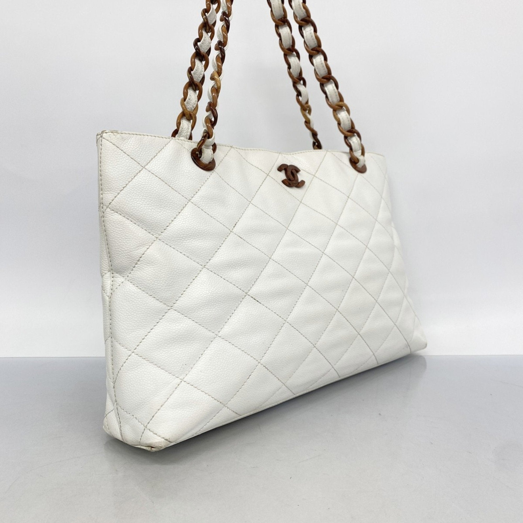 19 Shopping Bag Quilted Leather Medium