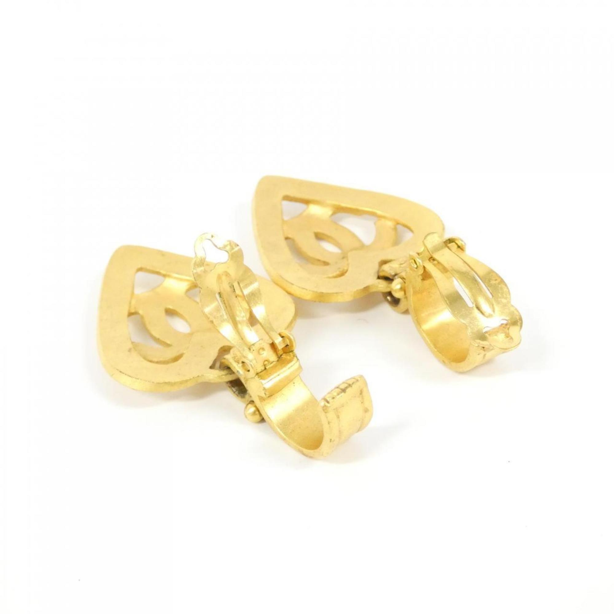 Clip-On Earrings Clip-On Gold-Tone Metal