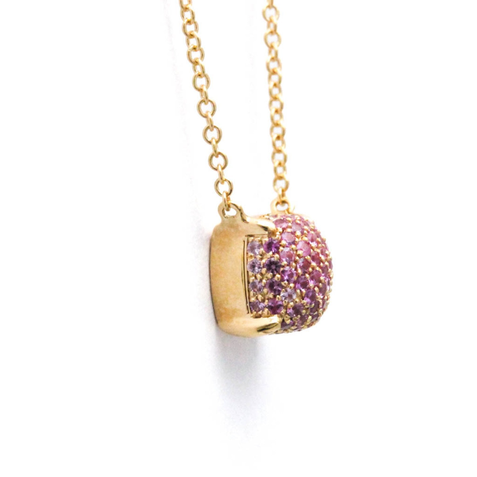 Sugar Stacks Pendant Necklace Gold with Sapphire