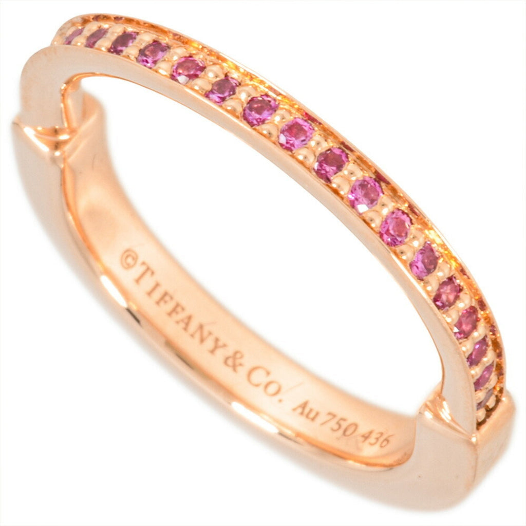 Ring 18K Rose Gold Small With Sapphire
