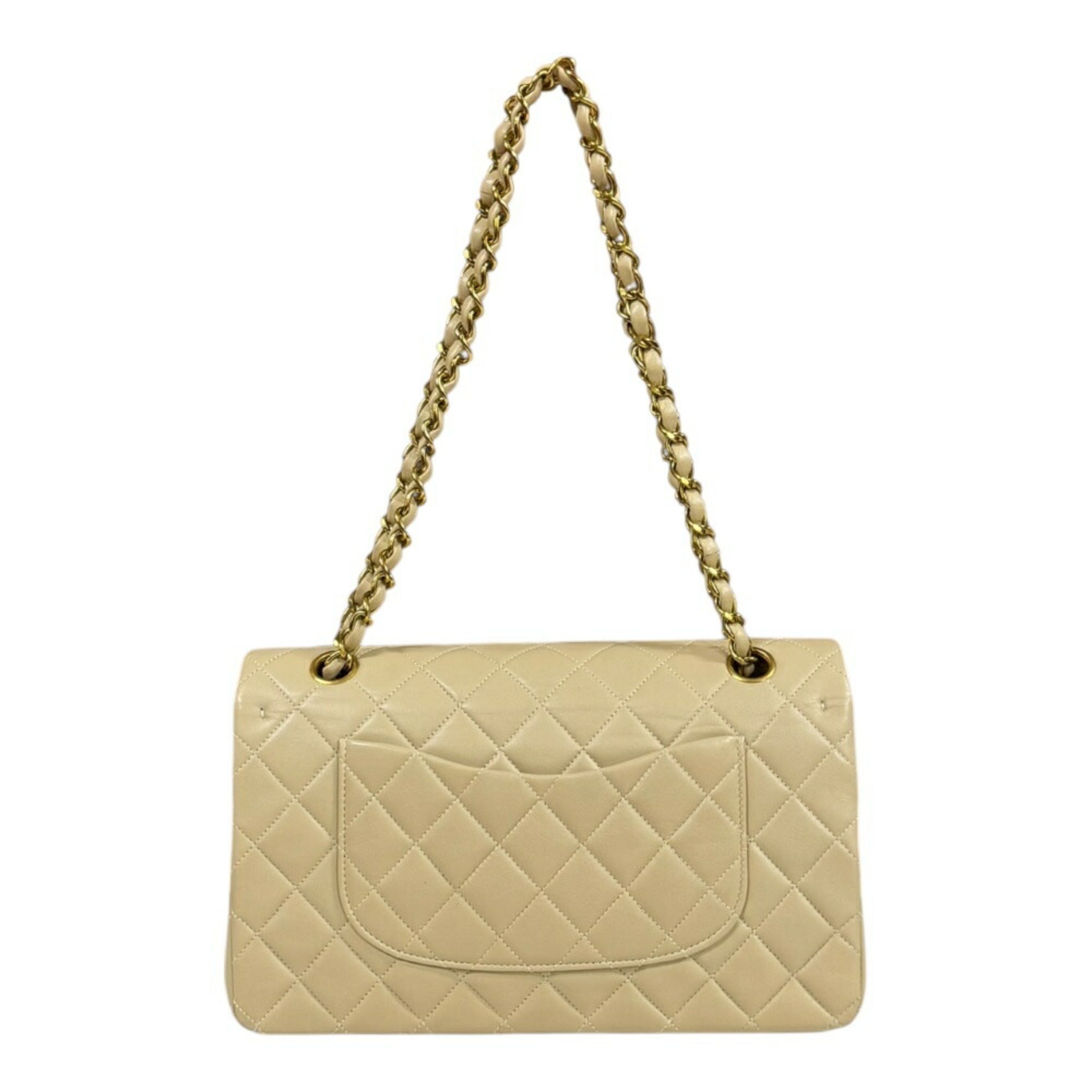 Vintage Classic Double Flap Bag Quilted Lambskin Medium
